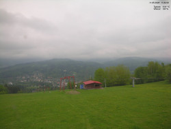 Pohled na Krkonoše