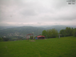 Pohled na Krkonoše