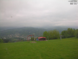 Pohled na Krkonoše