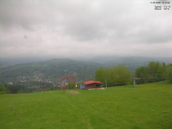Pohled na Krkonoše