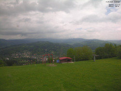 Pohled na Krkonoše