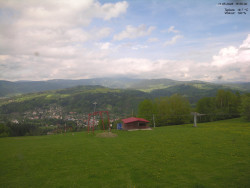 Pohled na Krkonoše