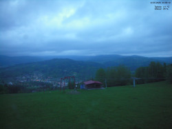 Pohled na Krkonoše