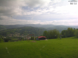 Pohled na Krkonoše