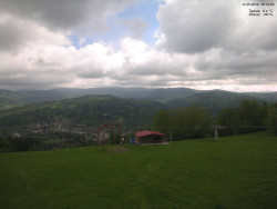 Pohled na Krkonoše