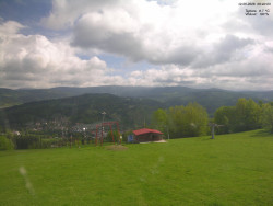 Pohled na Krkonoše