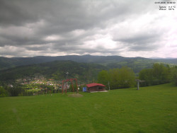 Pohled na Krkonoše