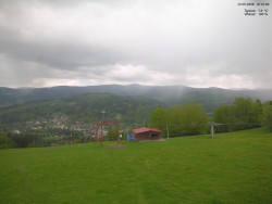 Pohled na Krkonoše