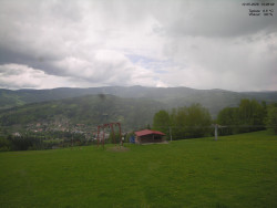 Pohled na Krkonoše