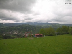 Pohled na Krkonoše