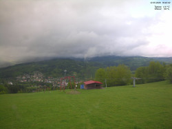 Pohled na Krkonoše