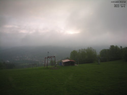 Pohled na Krkonoše