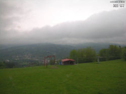Pohled na Krkonoše