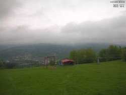 Pohled na Krkonoše