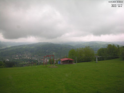 Pohled na Krkonoše
