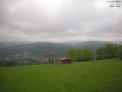 Pohled na Krkonoše