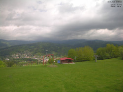 Pohled na Krkonoše