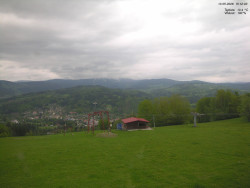 Pohled na Krkonoše