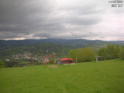 Pohled na Krkonoše