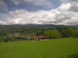 Pohled na Krkonoše