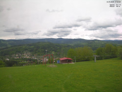 Pohled na Krkonoše