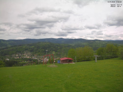 Pohled na Krkonoše