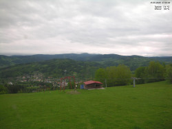 Pohled na Krkonoše