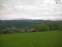 Pohled na Krkonoše
