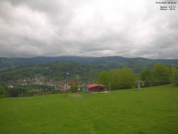 Pohled na Krkonoše