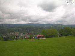 Pohled na Krkonoše