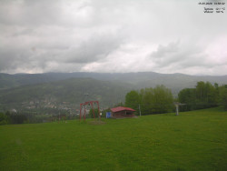 Pohled na Krkonoše