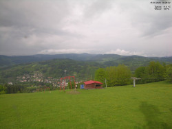 Pohled na Krkonoše