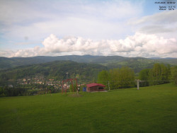 Pohled na Krkonoše
