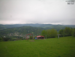Pohled na Krkonoše