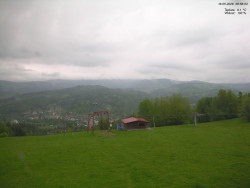 Pohled na Krkonoše