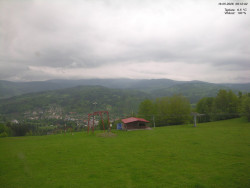 Pohled na Krkonoše