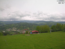 Pohled na Krkonoše