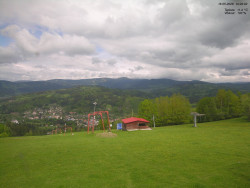 Pohled na Krkonoše