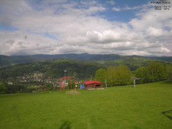 Pohled na Krkonoše