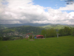 Pohled na Krkonoše