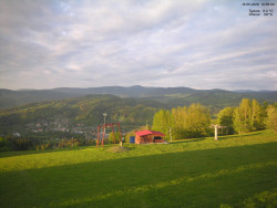 Pohled na Krkonoše