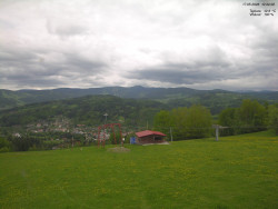 Pohled na Krkonoše