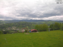 Pohled na Krkonoše