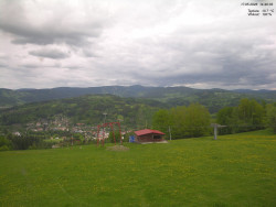 Pohled na Krkonoše
