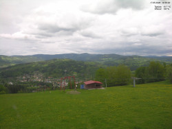 Pohled na Krkonoše