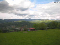 Pohled na Krkonoše