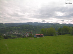 Pohled na Krkonoše