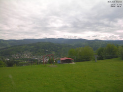 Pohled na Krkonoše