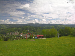 Pohled na Krkonoše