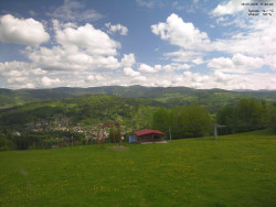 Pohled na Krkonoše